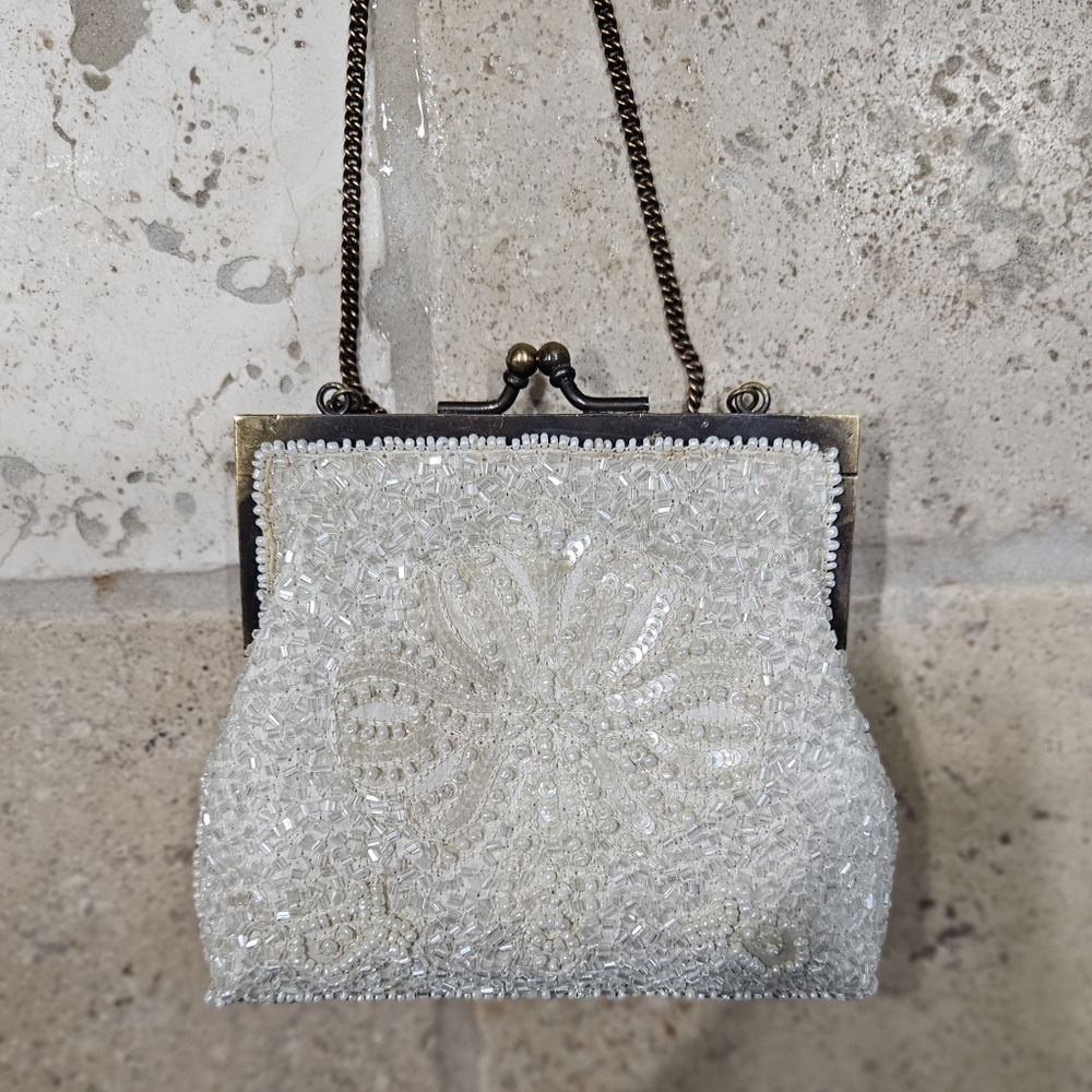 Vintage Beaded Evening Bag - Picture 8 of 10